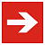 Знак F01-01 200*200 "Направляющая стрелка" пленка ФЭС в Шымкенте
